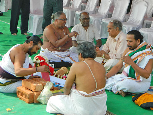 Bhoomi Puja of Rajarhat project